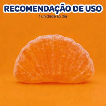 Suplemento Pastilha De Goma Vitamina C Kids Laranja 45g