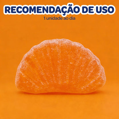 Suplemento Pastilha De Goma Vitamina C Kids Laranja 45g