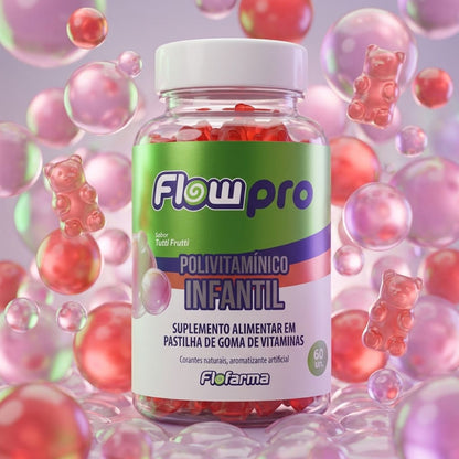 Suplemento Pectina Polivitaminica Infantil Flofarma 60Und