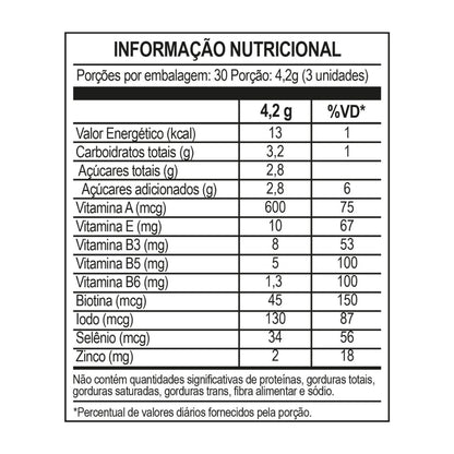 Suplemento Flofarma Beauty Gum Vitaminas e Minerais 90 Und