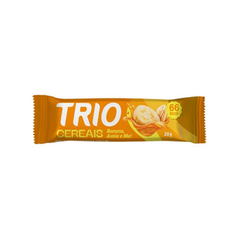 Barrinha De Cereais Sabor Banana Aveia E Mel Caixa Com 12un