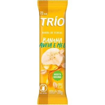 Barrinha De Cereais Sabor Banana Aveia E Mel Caixa Com 12un