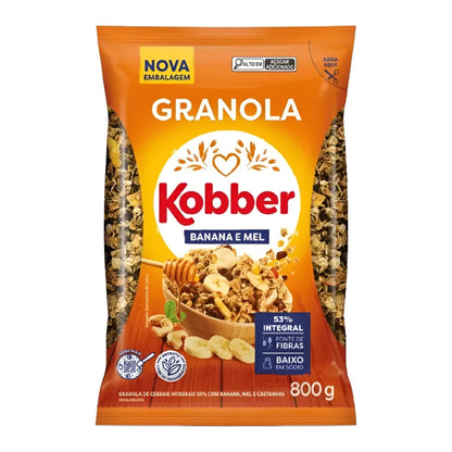 Granola Kobber Banana e Mel 800g