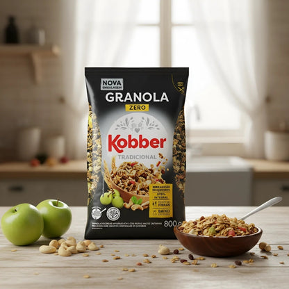 Granola Kobber Tradicional Zero 800g