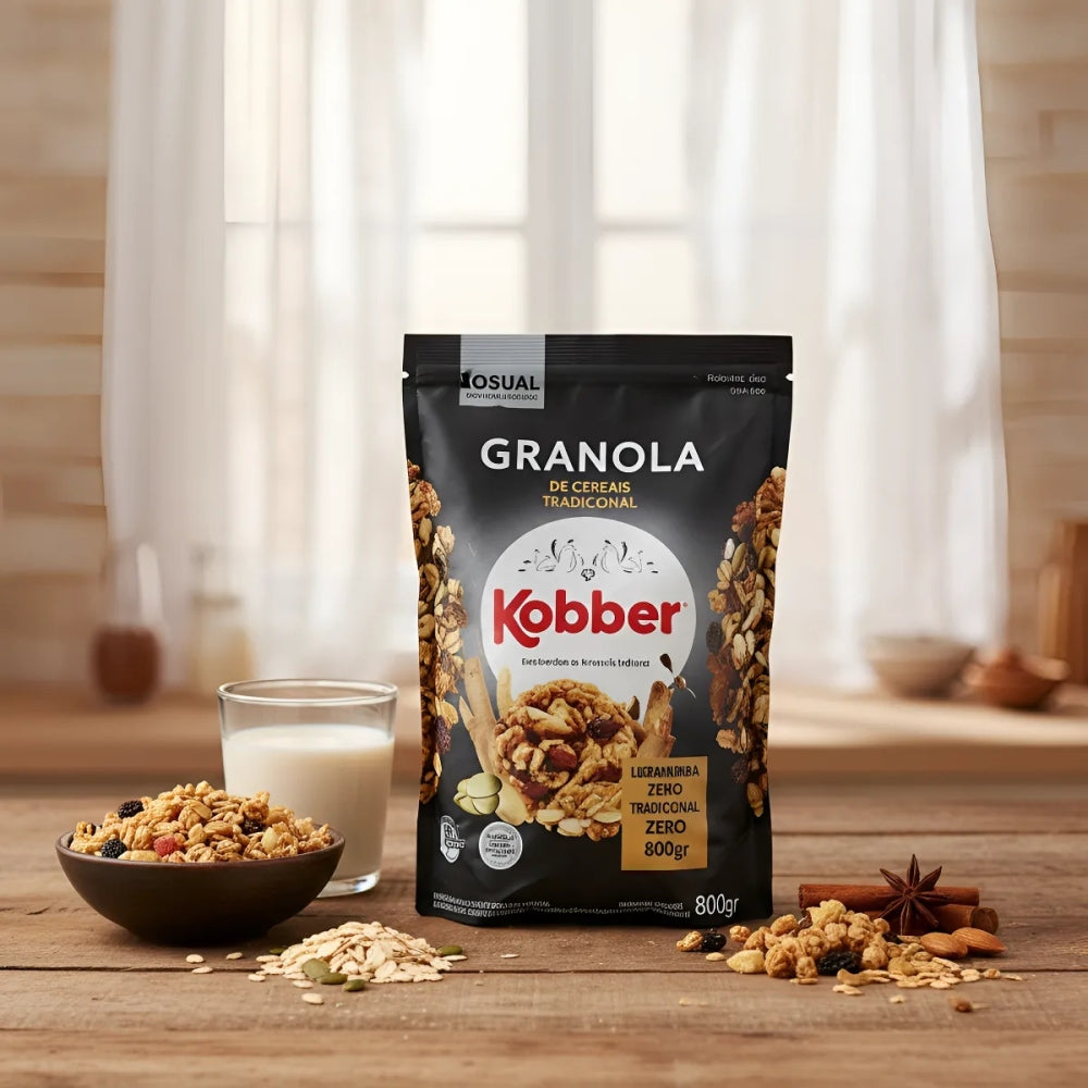 Granola Kobber Tradicional Zero 800g