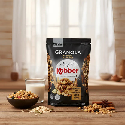 Granola Kobber Tradicional Zero 800g