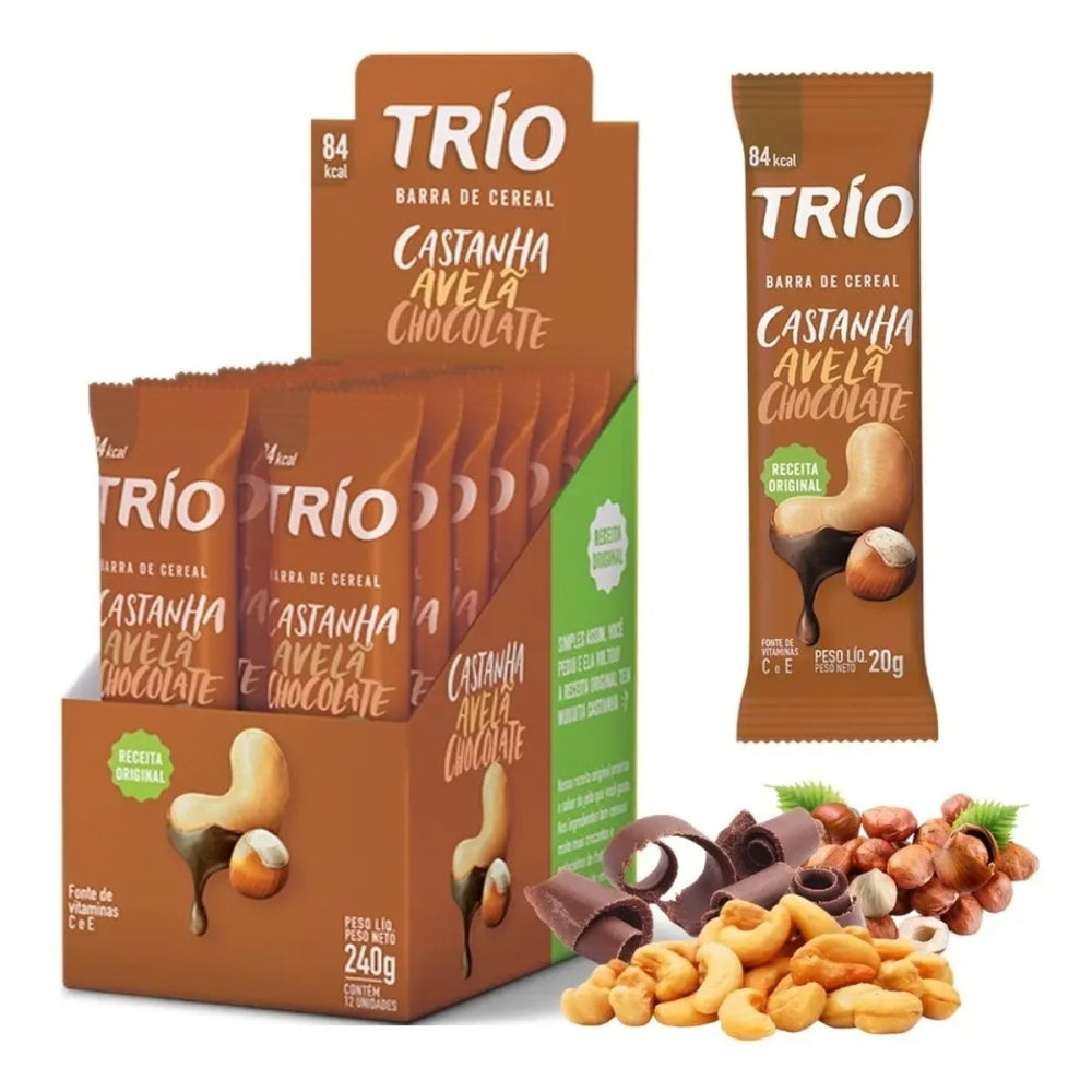 Barrinha De Cereais Sabor Banana Aveia E Mel Caixa Com 12un