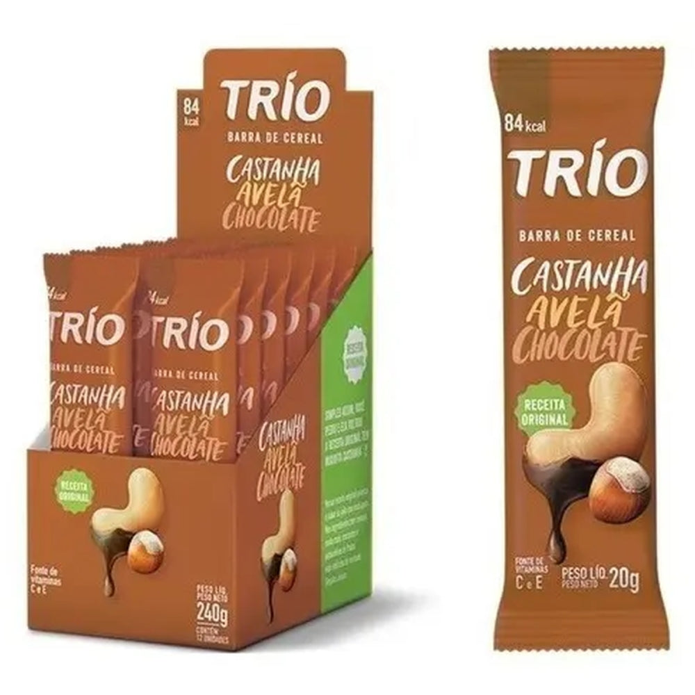 Barrinha De Cereais Sabor Banana Aveia E Mel Caixa Com 12un