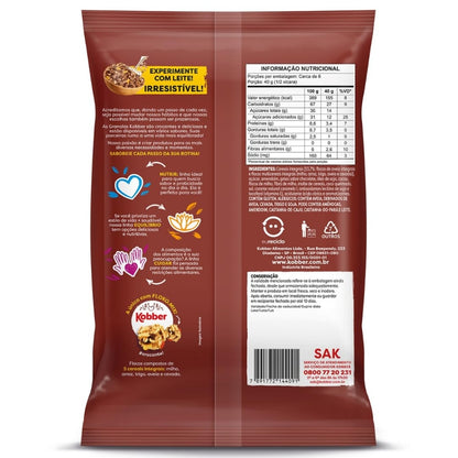 Granola Chocolate e Amendoim Kobber 250g
