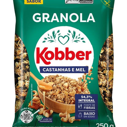 Granola Kobber Castanha E Mel 250gr