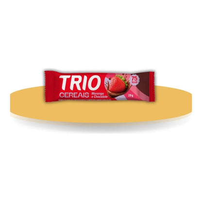 Barra de Cereal Trio Morango e Chocolate 20g Cx 12