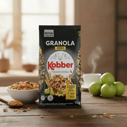 Granola Tradicional Zero Acucar 1kg Kobber