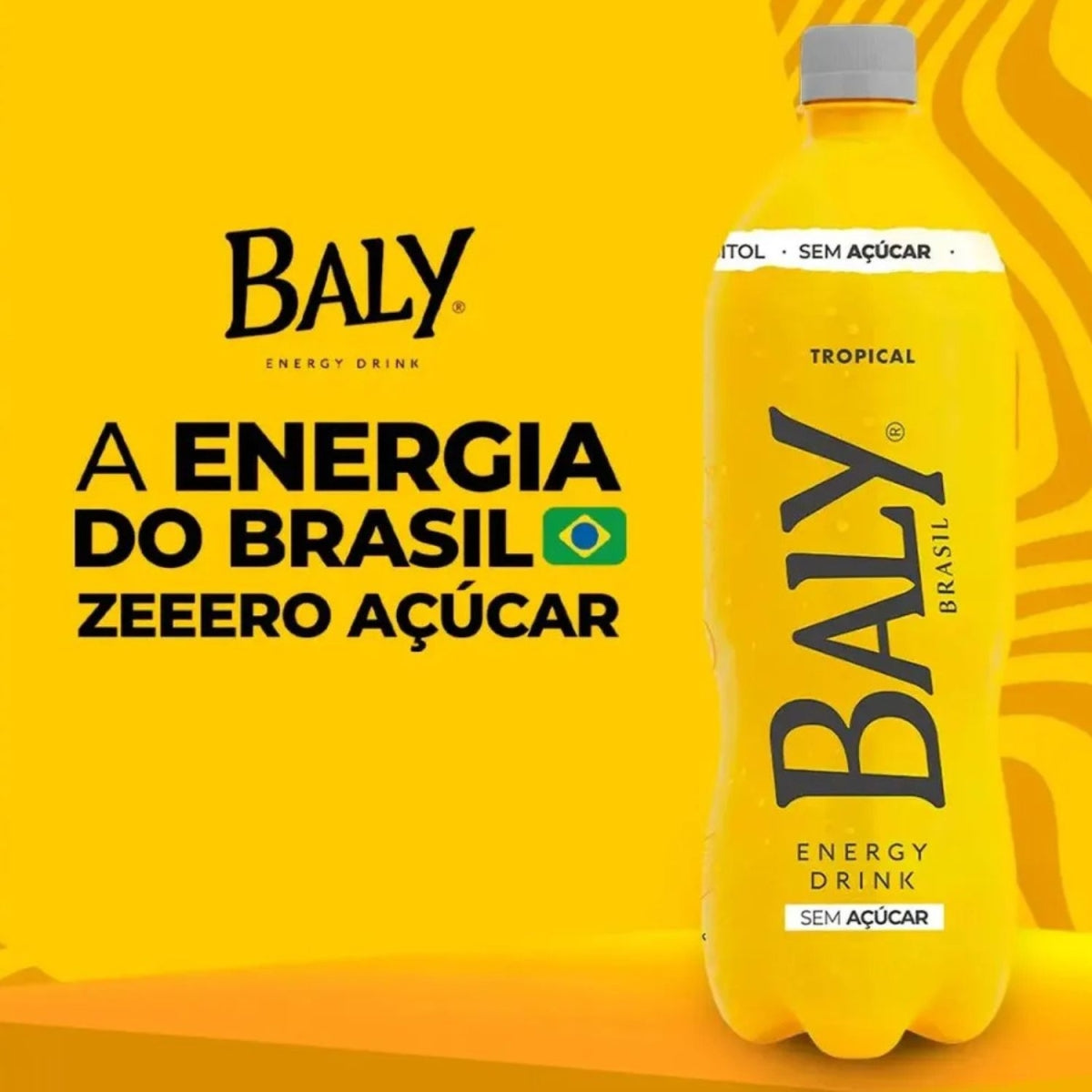 Energetico Baly Energy Drink Tropical Sem acucar 1l