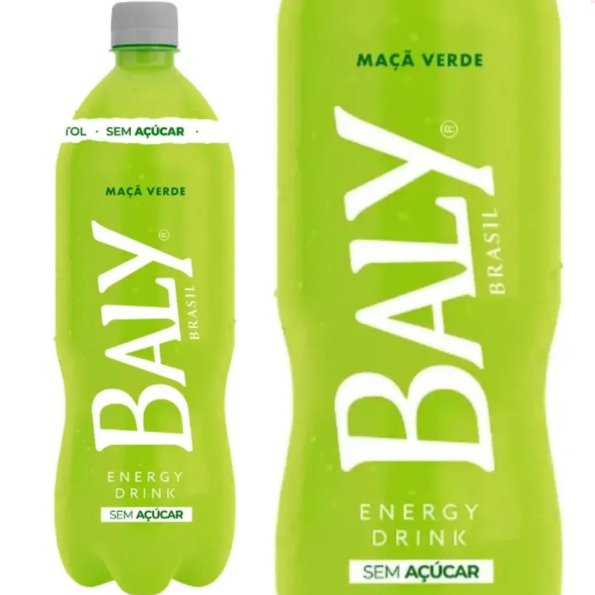 Energetico Baly Energy Drink Maca Verde Sem Acucar 1L