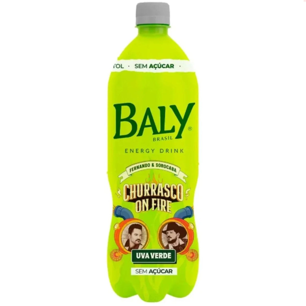 Energetico Baly Uva Verde Sem Acucar 1L