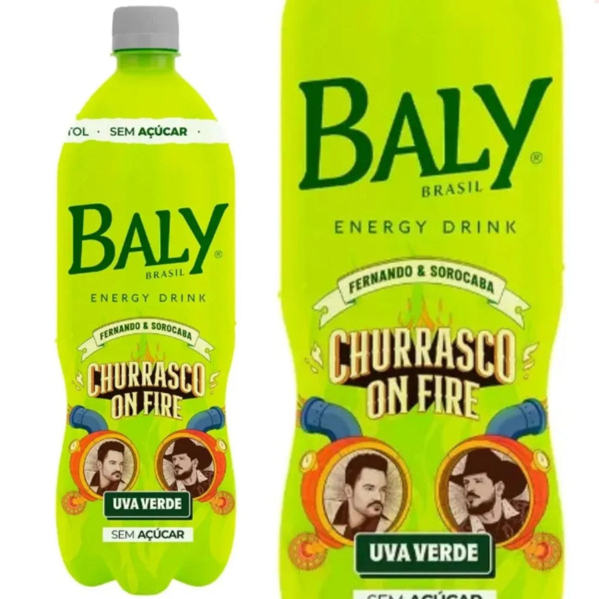 Energetico Baly Uva Verde Sem Acucar 1L