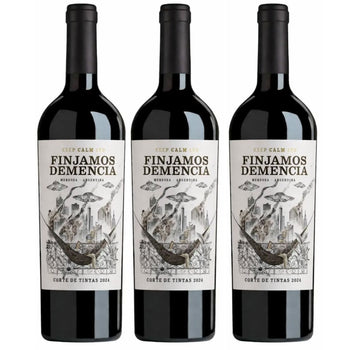 KIT 3 Vinho Tinto Finjamos Demencia Corte De Tintas 750ml