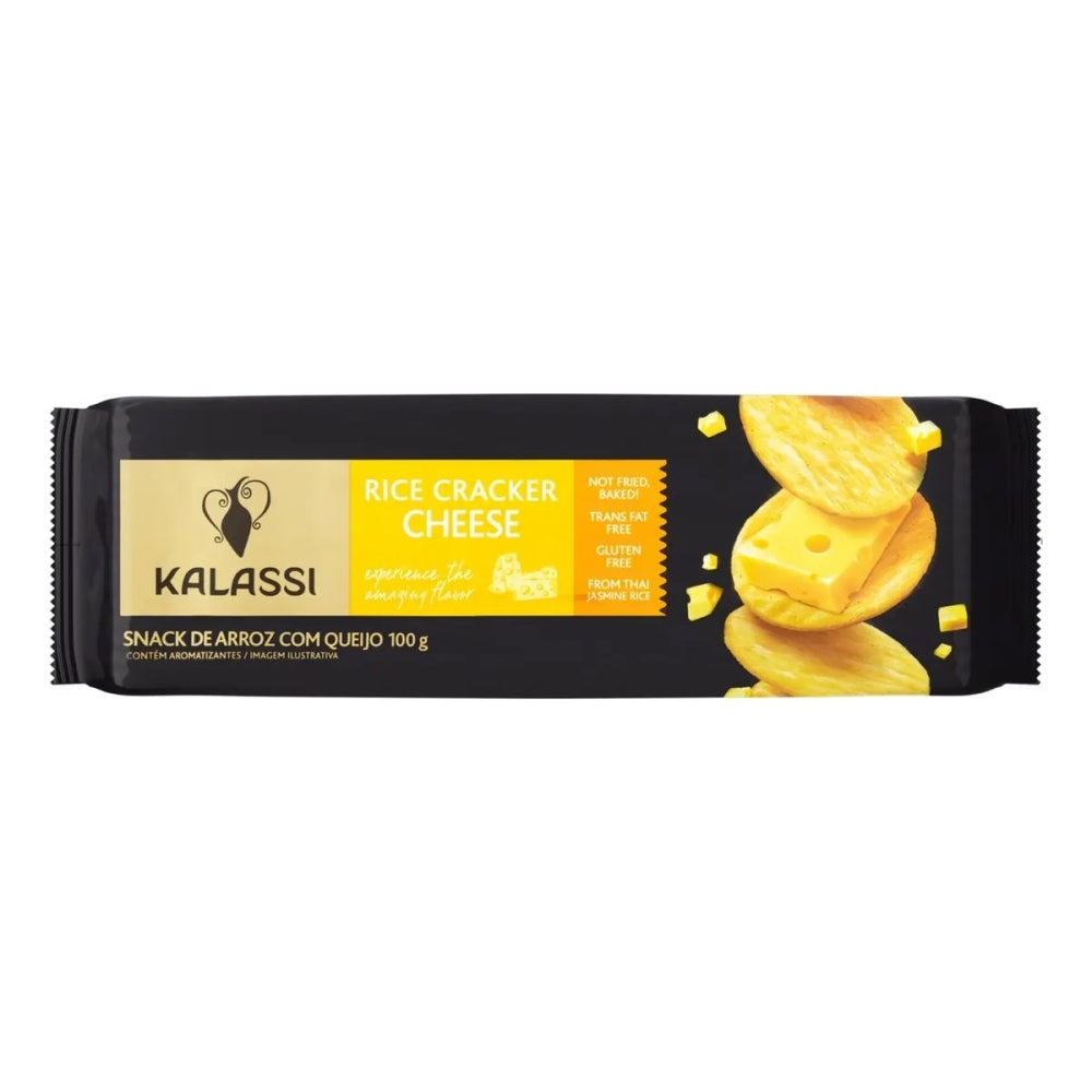 Snack de Arroz Queijo Kalassi 100g Sem Gluten