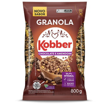 Granola Kobber Chocolate e Amendoim 800g