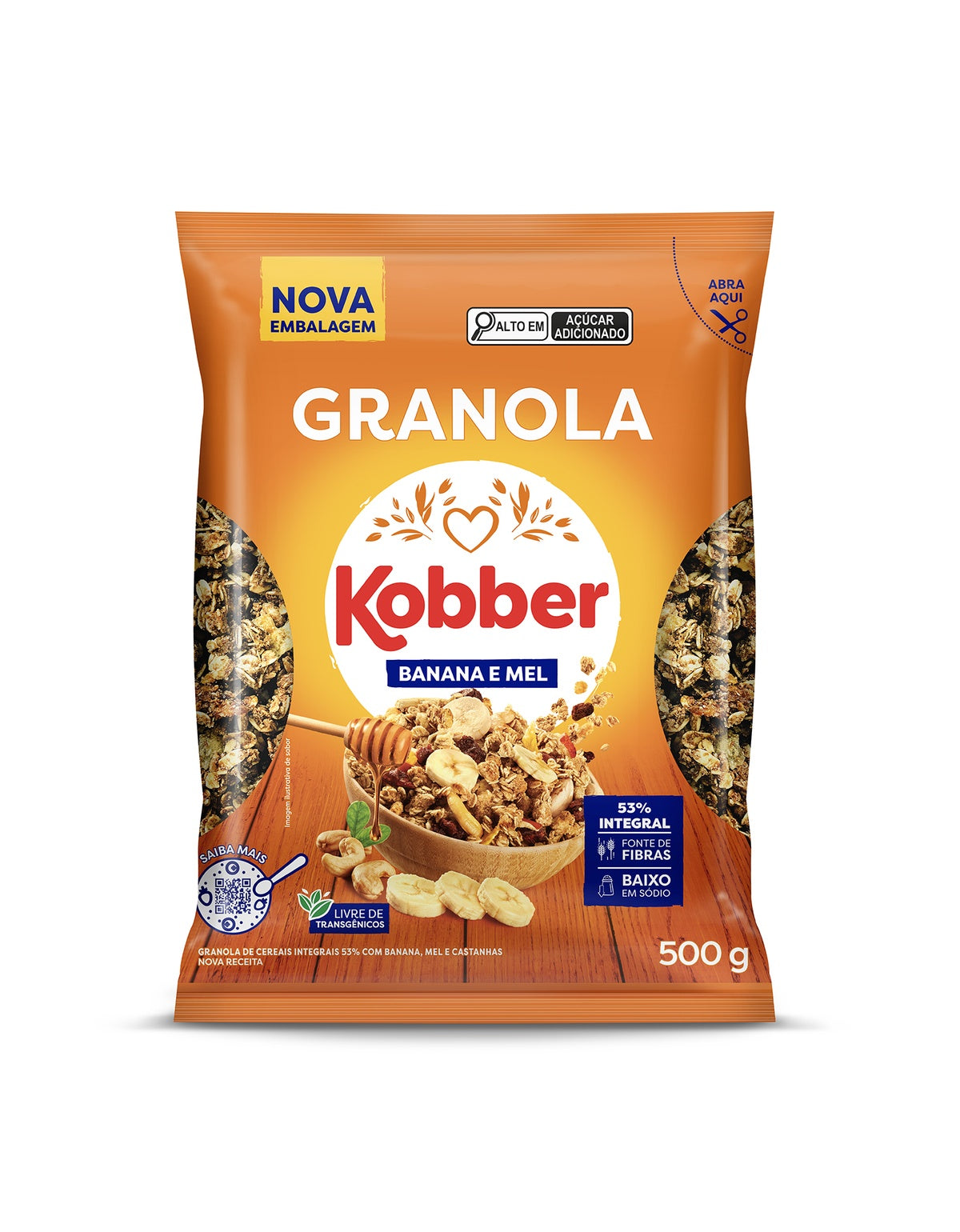 Granola Banana e Mel 500g