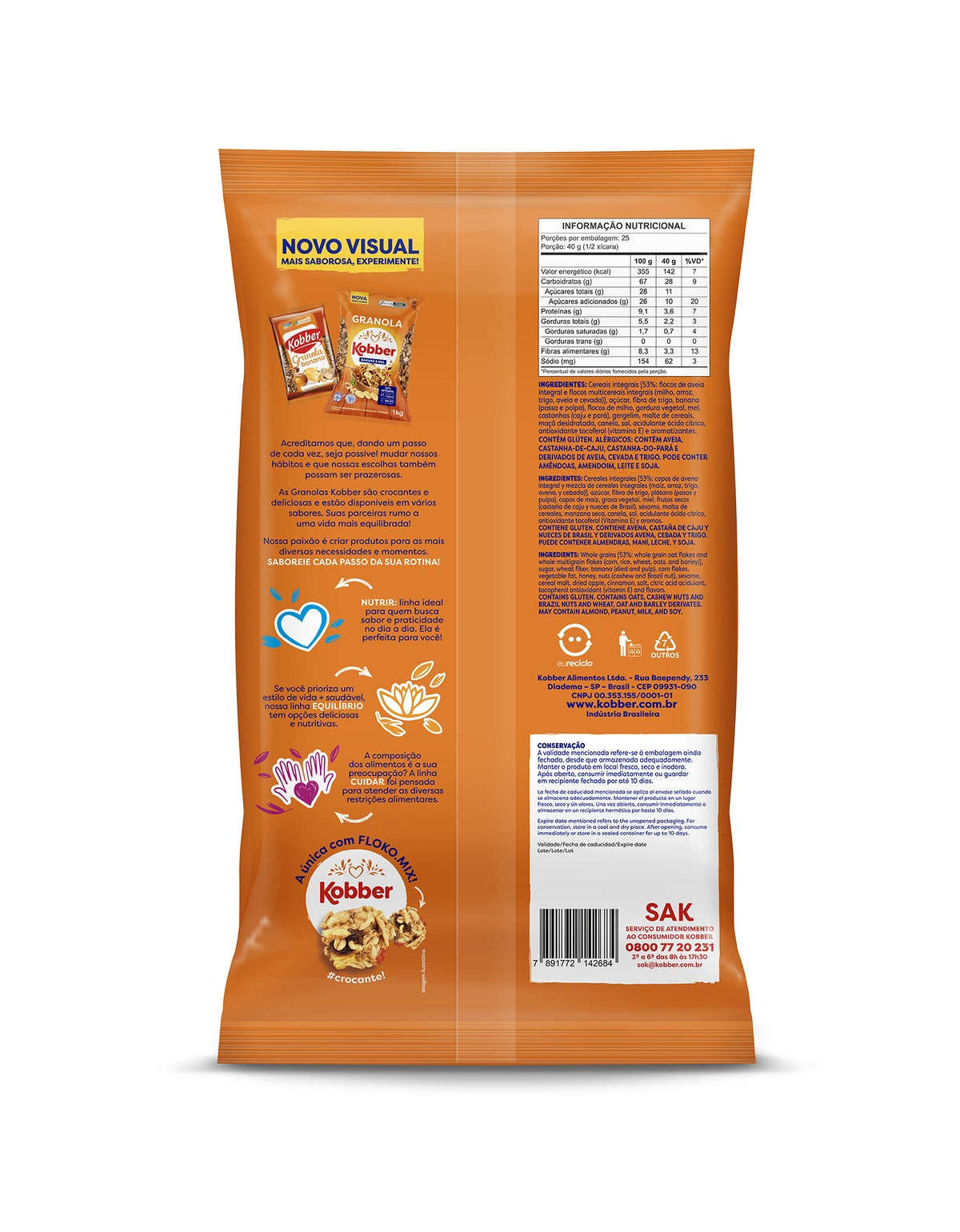 Granola Tradicional com Mel Nutrir 1kg