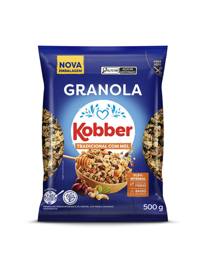 Granola Tradicional com Mel Kobber 500g