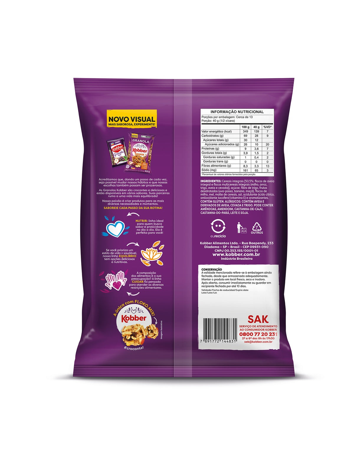 Granola Frutas e Mel Nutrir 500g