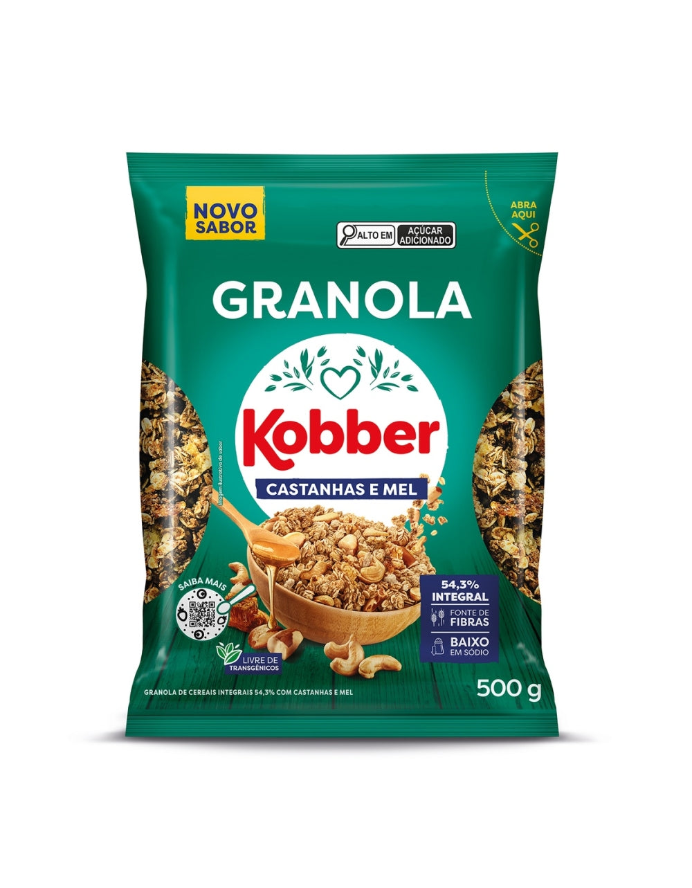 Granola Castanhas e Mel Nutrir 500g