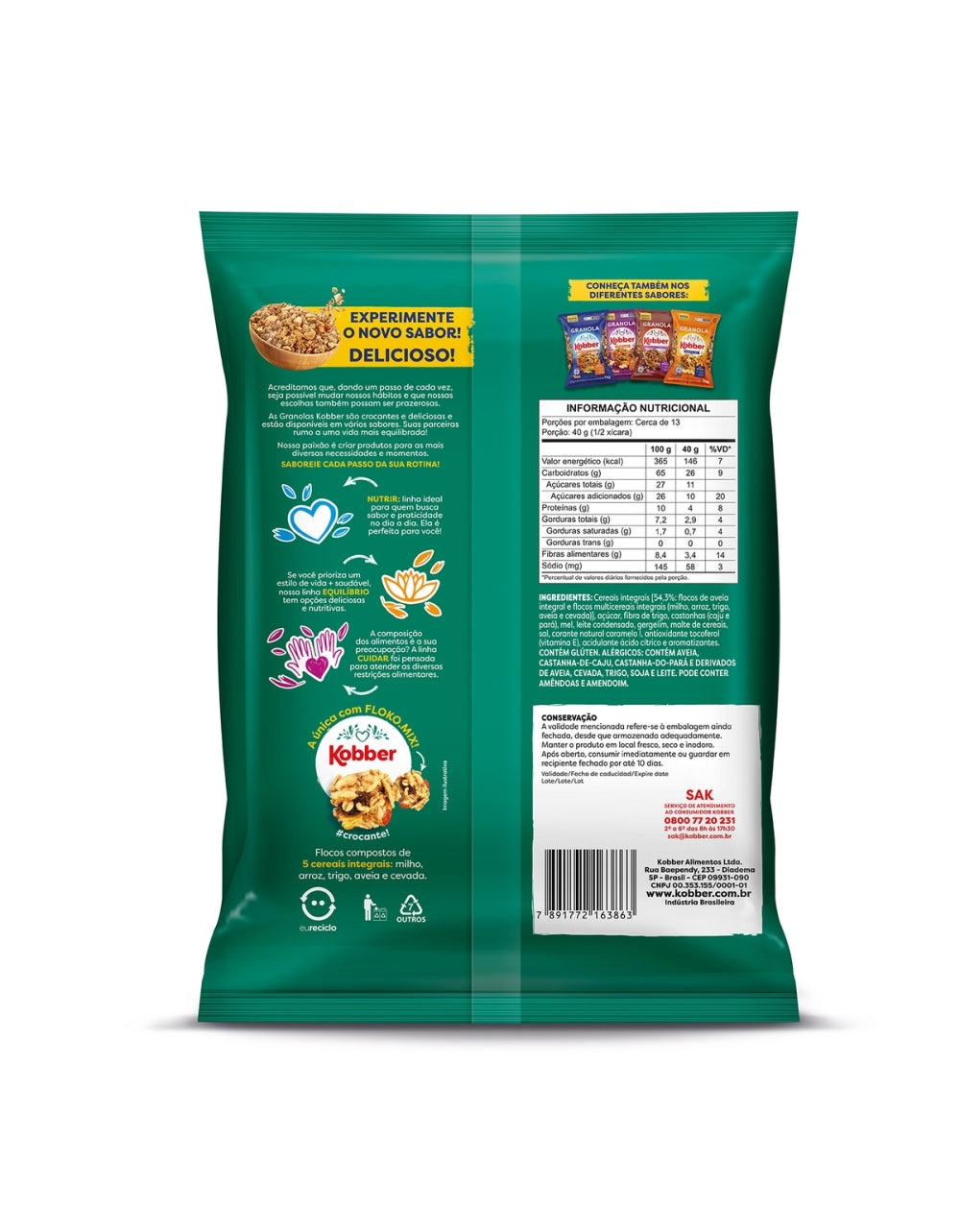 Granola Castanhas e Mel Nutrir 500g