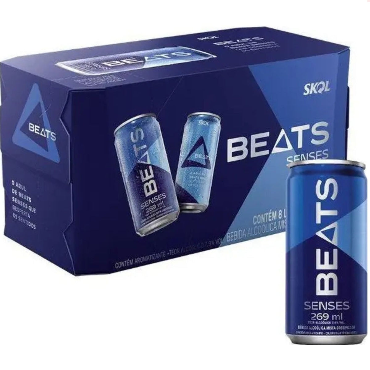 Pack Skol Beats Senses Drink Pronto Lata 269ml