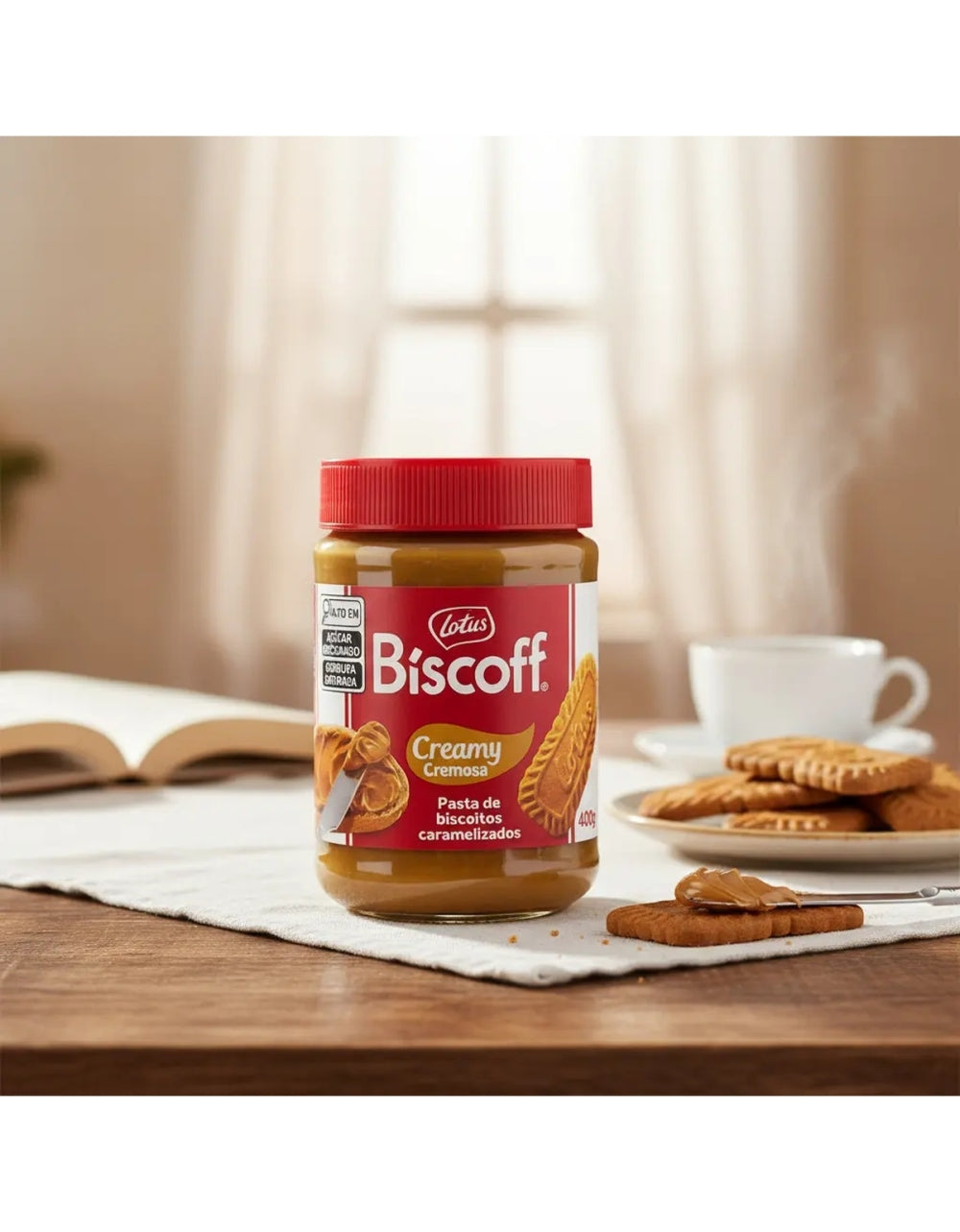 Pasta de Biscoito Lotus Biscoff Spread 400g