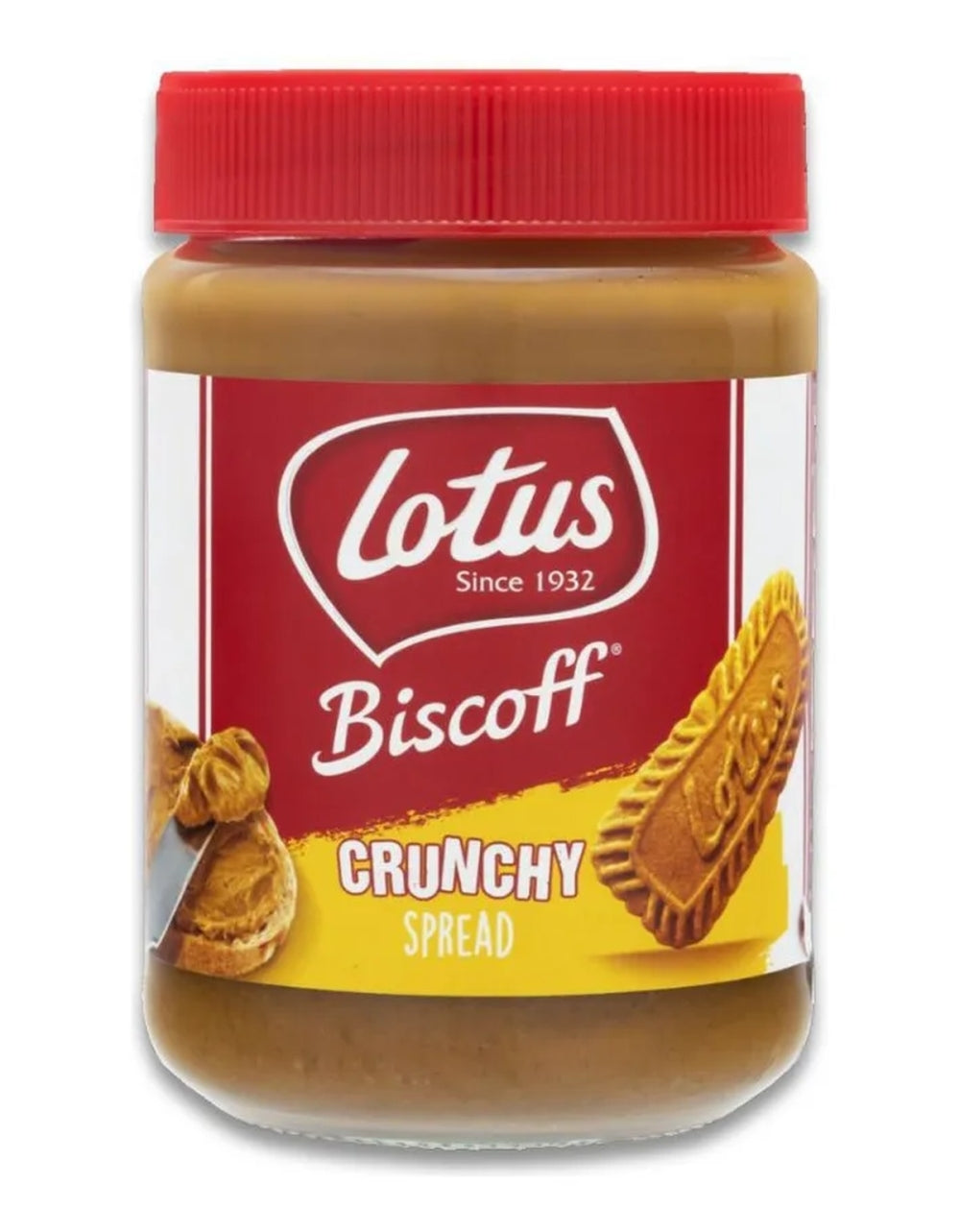 Pasta Belga de Biscoito Lotus Biscoff Crunchy 380g