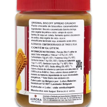 Pasta Belga de Biscoito Lotus Biscoff Crunchy 380g