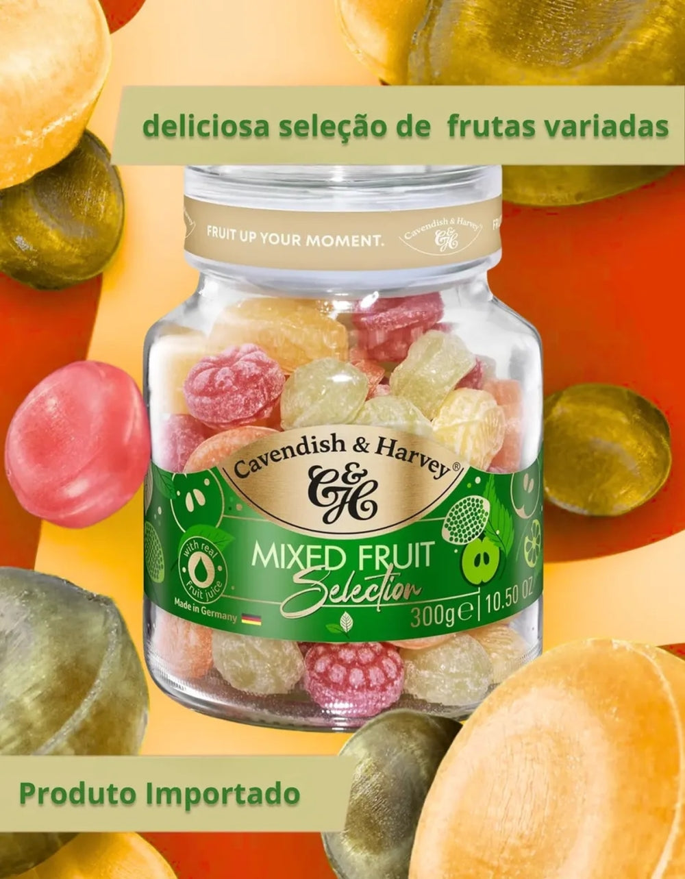 Bala Cavendish e Harvey Mixed Fruit 300g