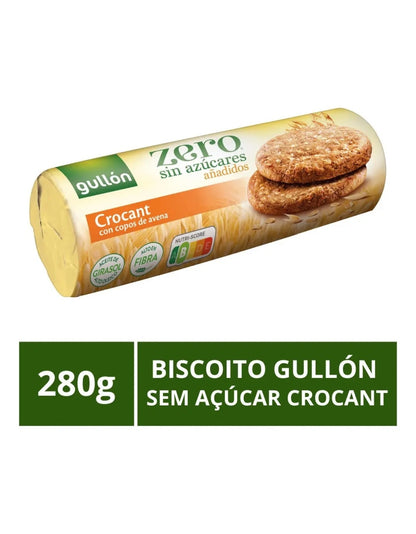 Biscoito Gullon Crocant Sem Acucar 280g