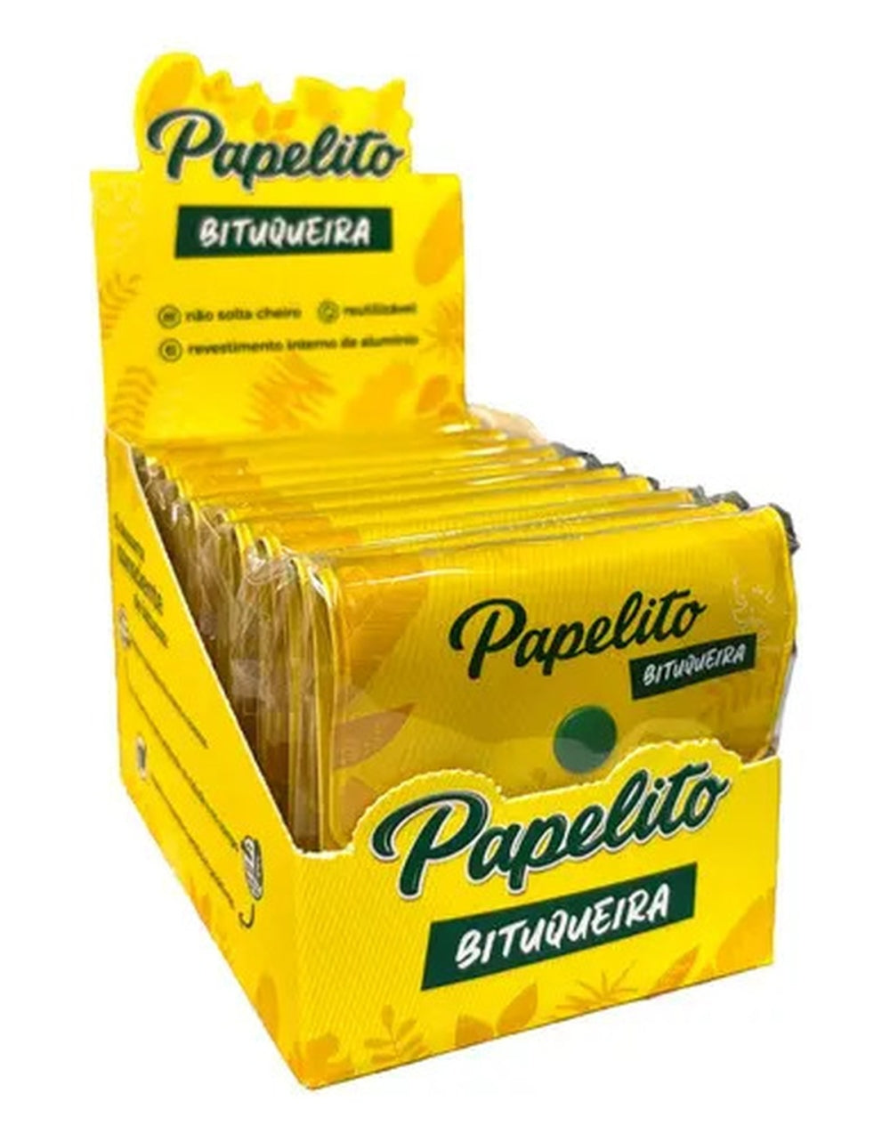 Display C/10 Bituqueira Reutilizavel Papelito Antiodor
