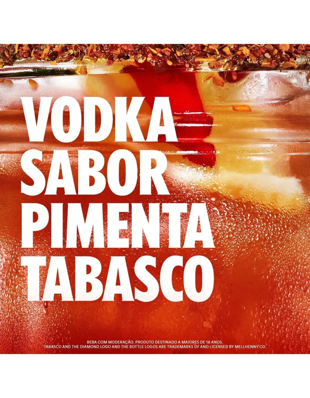 Vodka Absolut Tabasco Pimenta 750ml