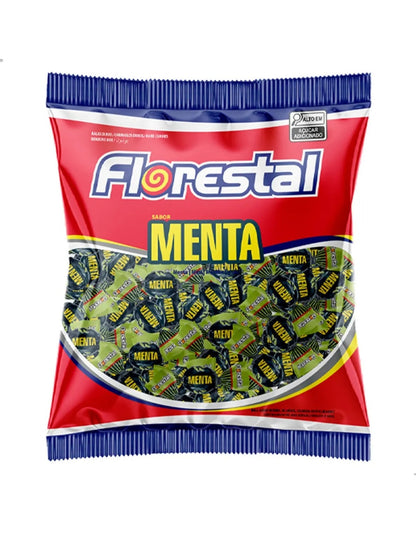 Caramelo Florestal bala dura menta sem gluten 500 g