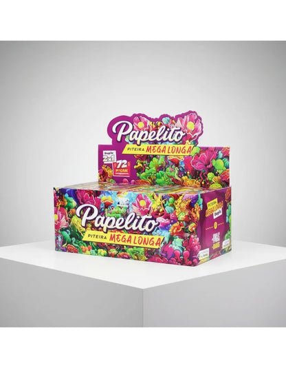 Caixa Piteira Papelito Mega Longa Dupla 2x1 30 Blocos