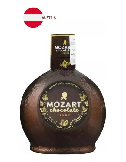 Licor de Chocolate Amargo Mozart Garrafa 700ml