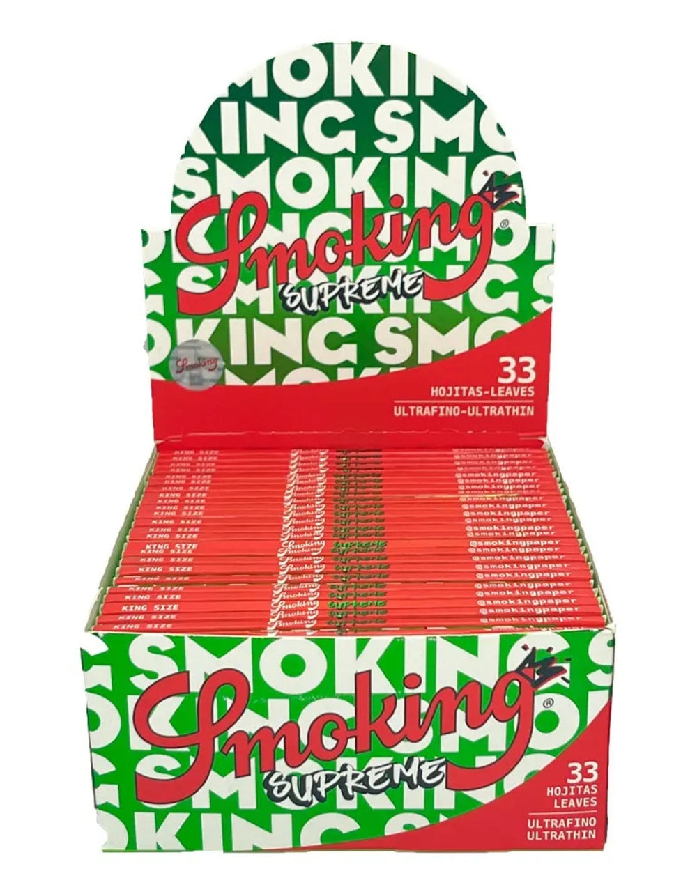 Papel Seda Smoking Supreme King Size Caixa C/50 33 Folhas