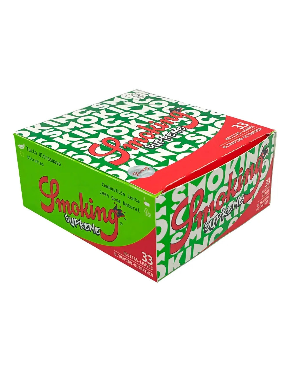 Papel Seda Smoking Supreme King Size Caixa C/50 33 Folhas