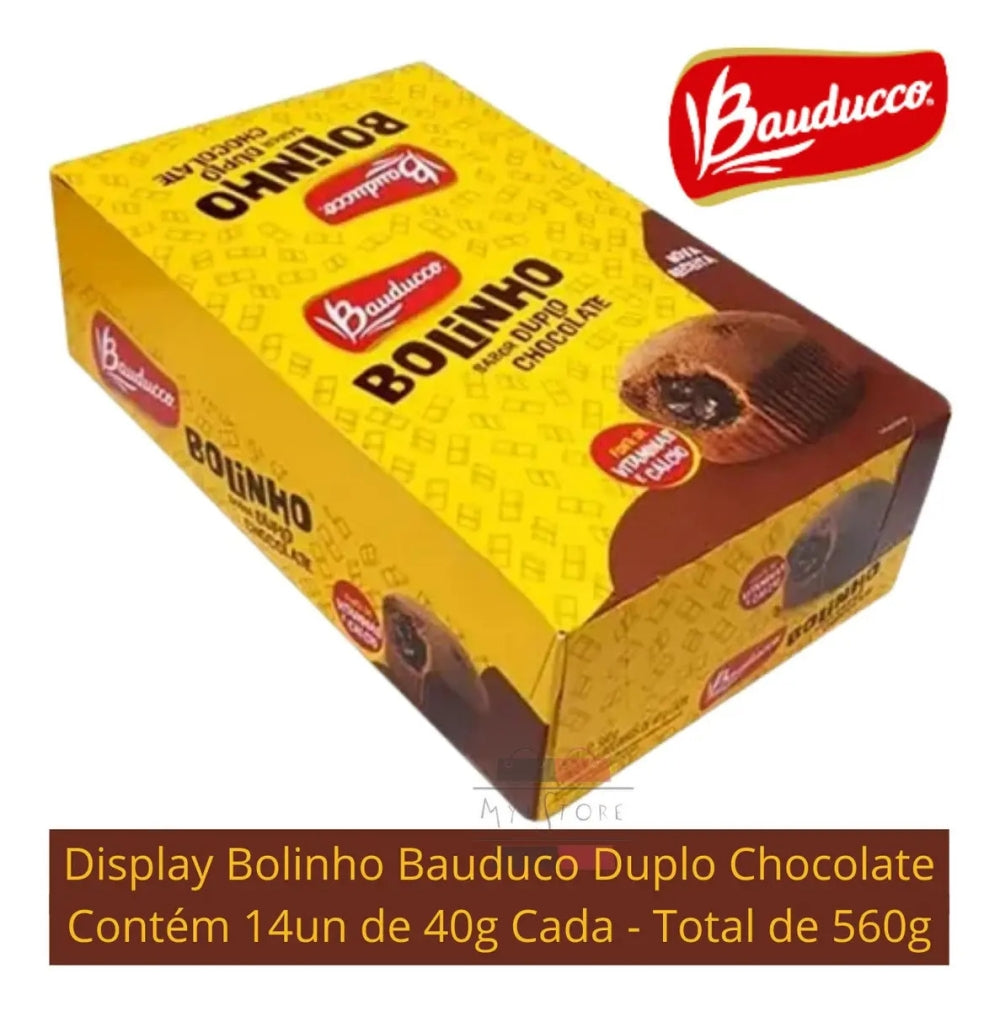Bolinho Duplo Chocolate Bauducco 14x40g
