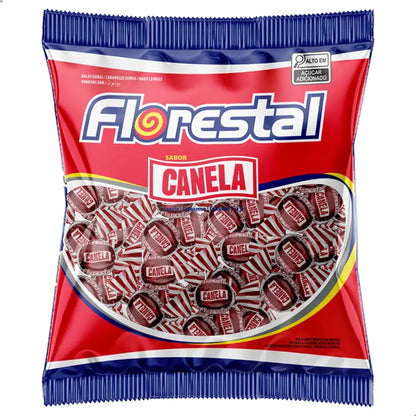 Bala Dura Florestal Canela Bolinha 500g