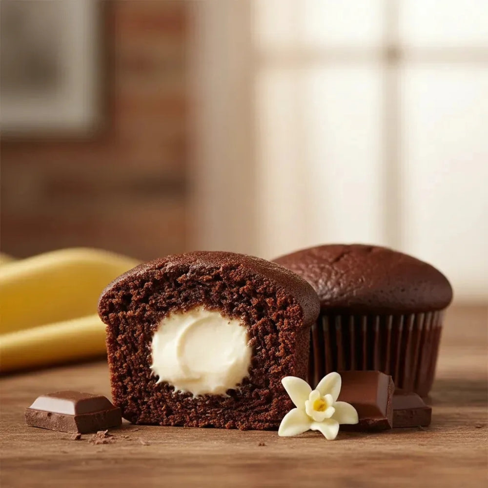 Bolinho Bauducco Chocolate Recheio Baunilha 16x40g