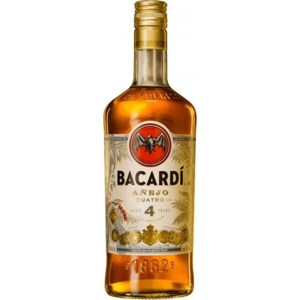 Rum Bacardi Anejo Cuatro 4 Anos 750ml