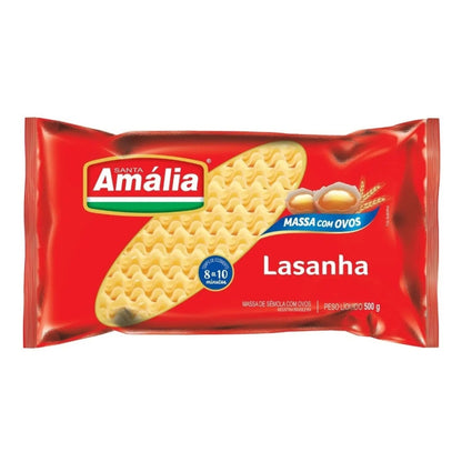 Lasanha com Ovos Santa Amalia 500g