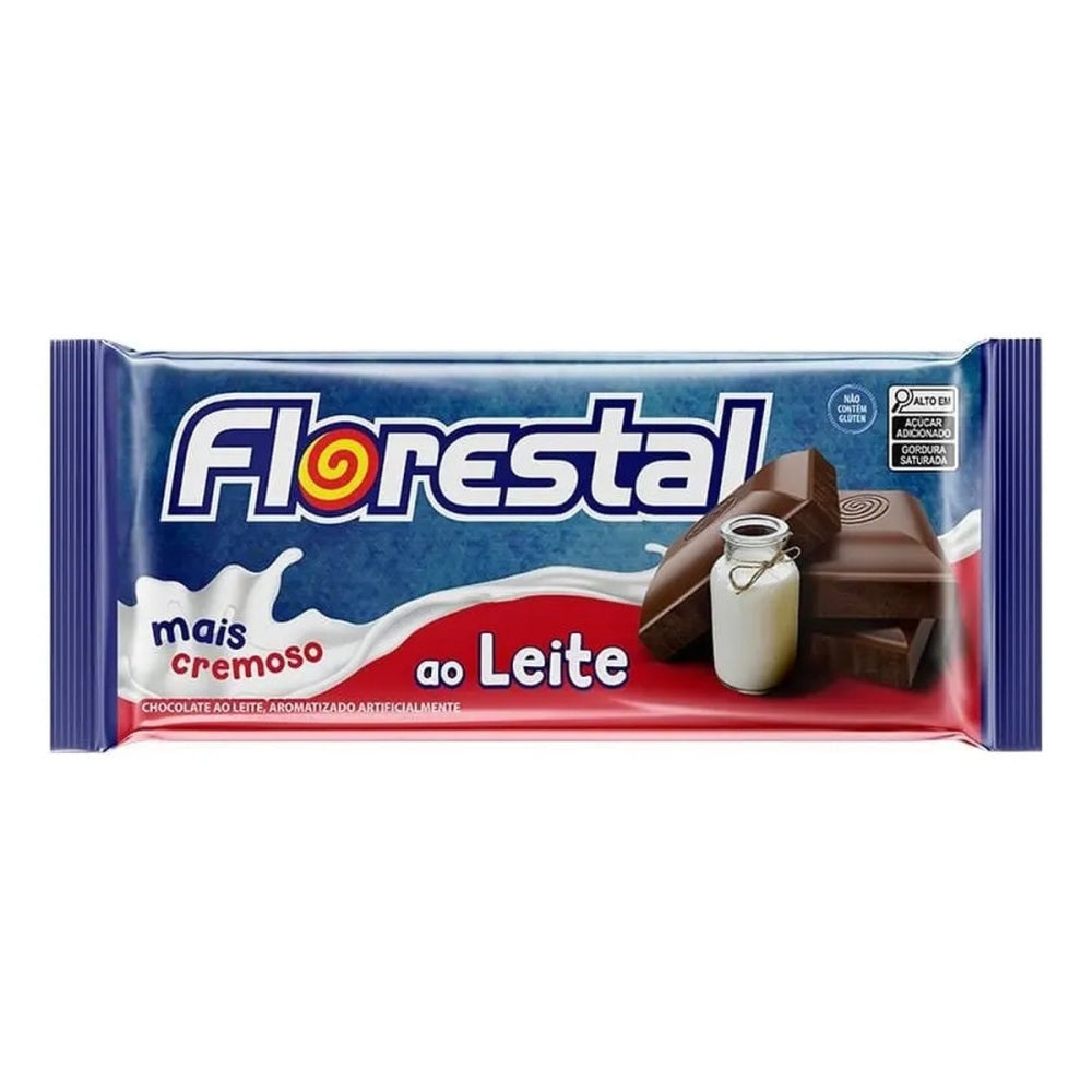 Barra Chocolate ao Leite Florestal Display 12x80g