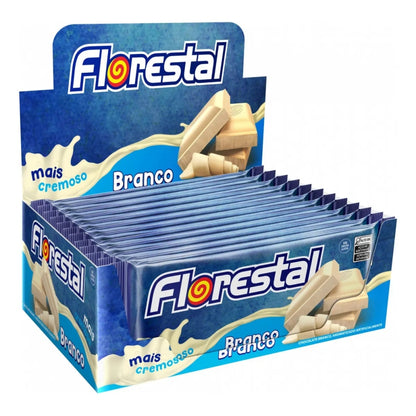 Barra Chocolate Branco Florestal Display 12x80g