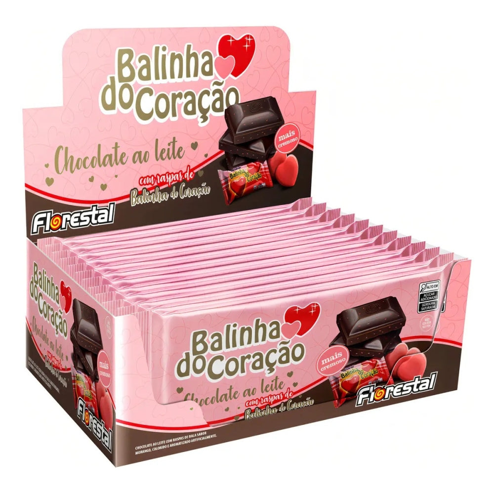 Chocolate Florestal Balinha do Coracao Display 12x80g